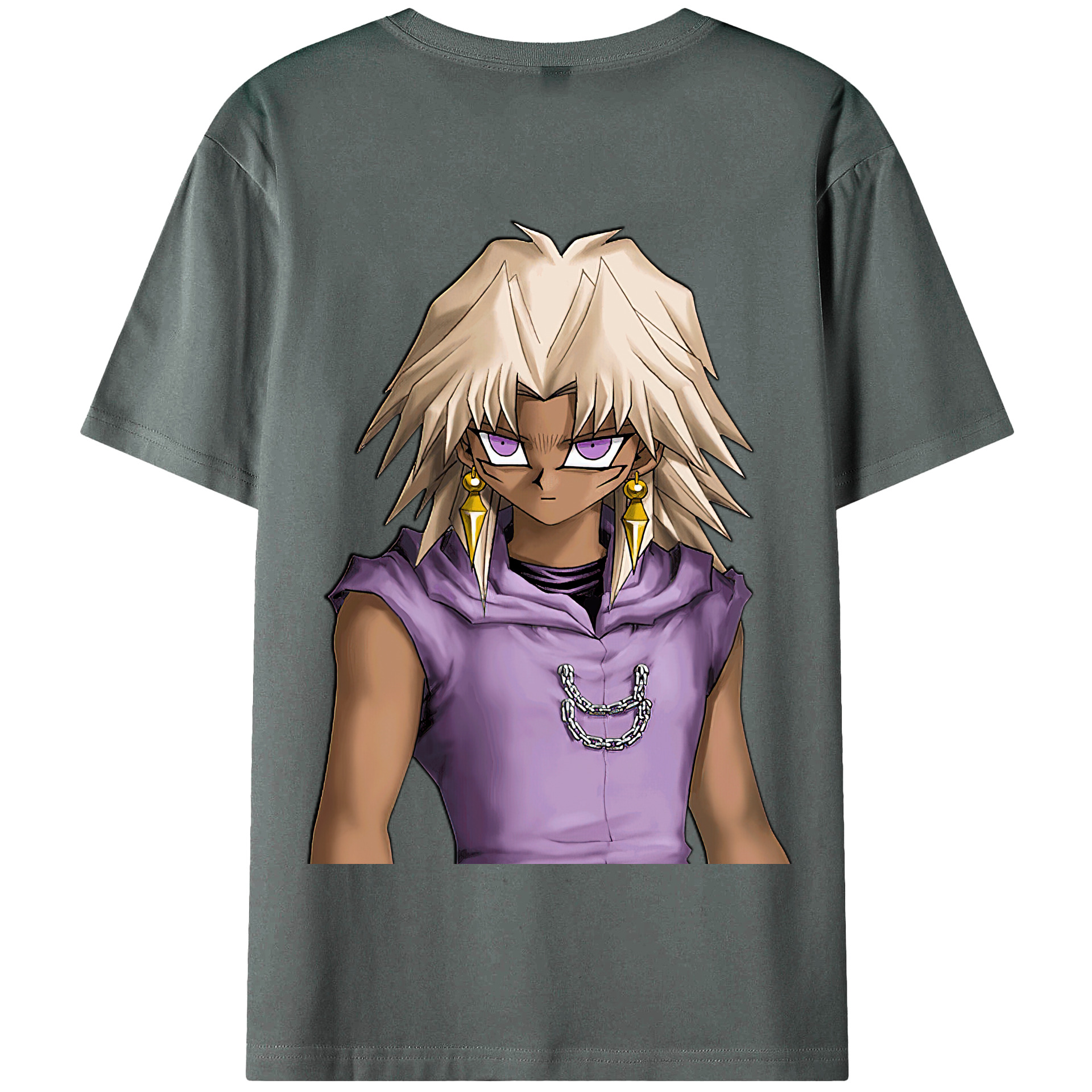 （画像用） 遊☆戯☆王 Yu-Gi-Oh! 綿100％半袖Tシャツ（背面プリント）